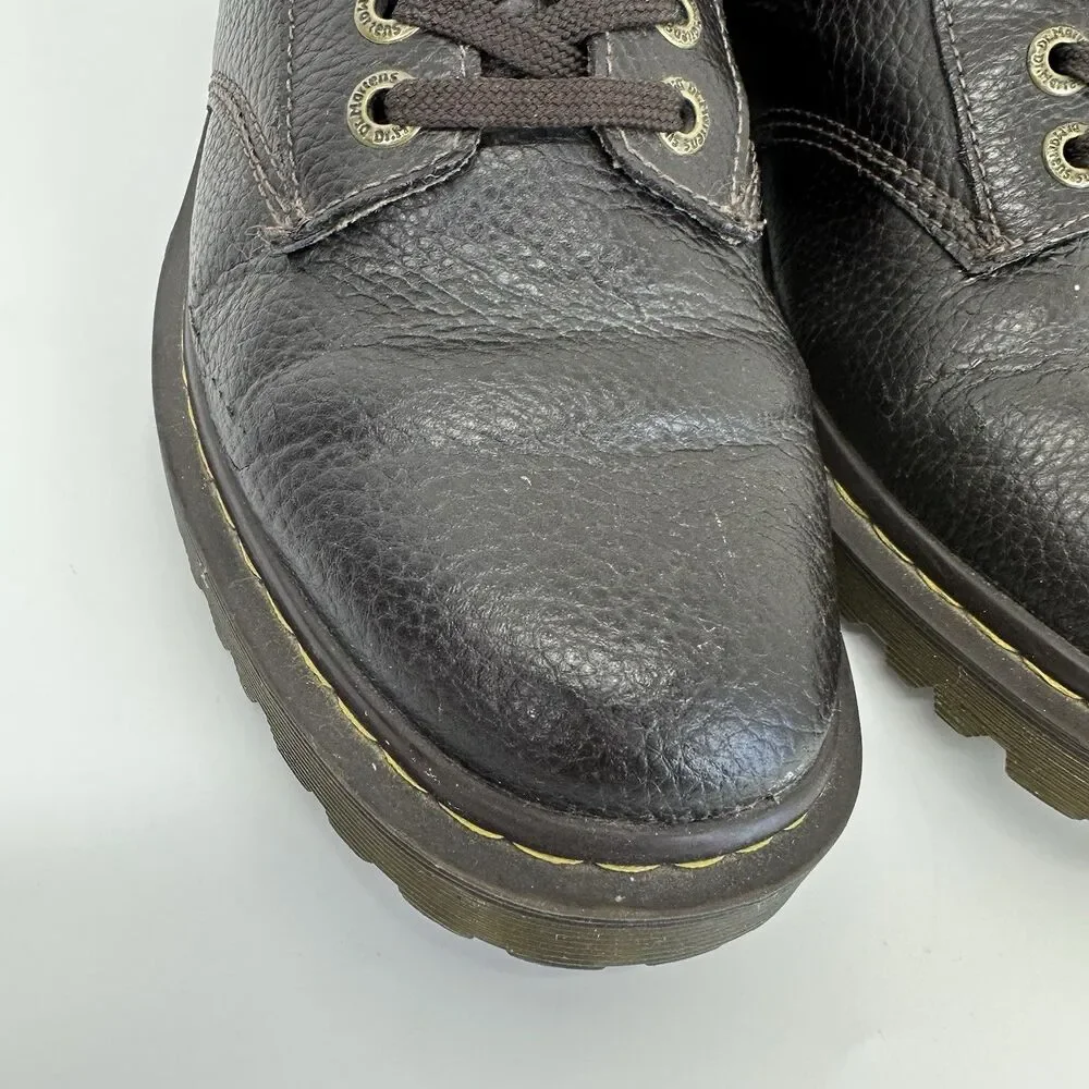 Dr. Martens Harrisfield Brown Leather Chukka Shoes Boots: Men's 9- Women's 10